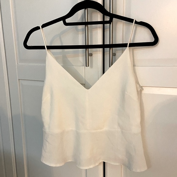 Zara Tops - Zara Cropped Peplum Cami